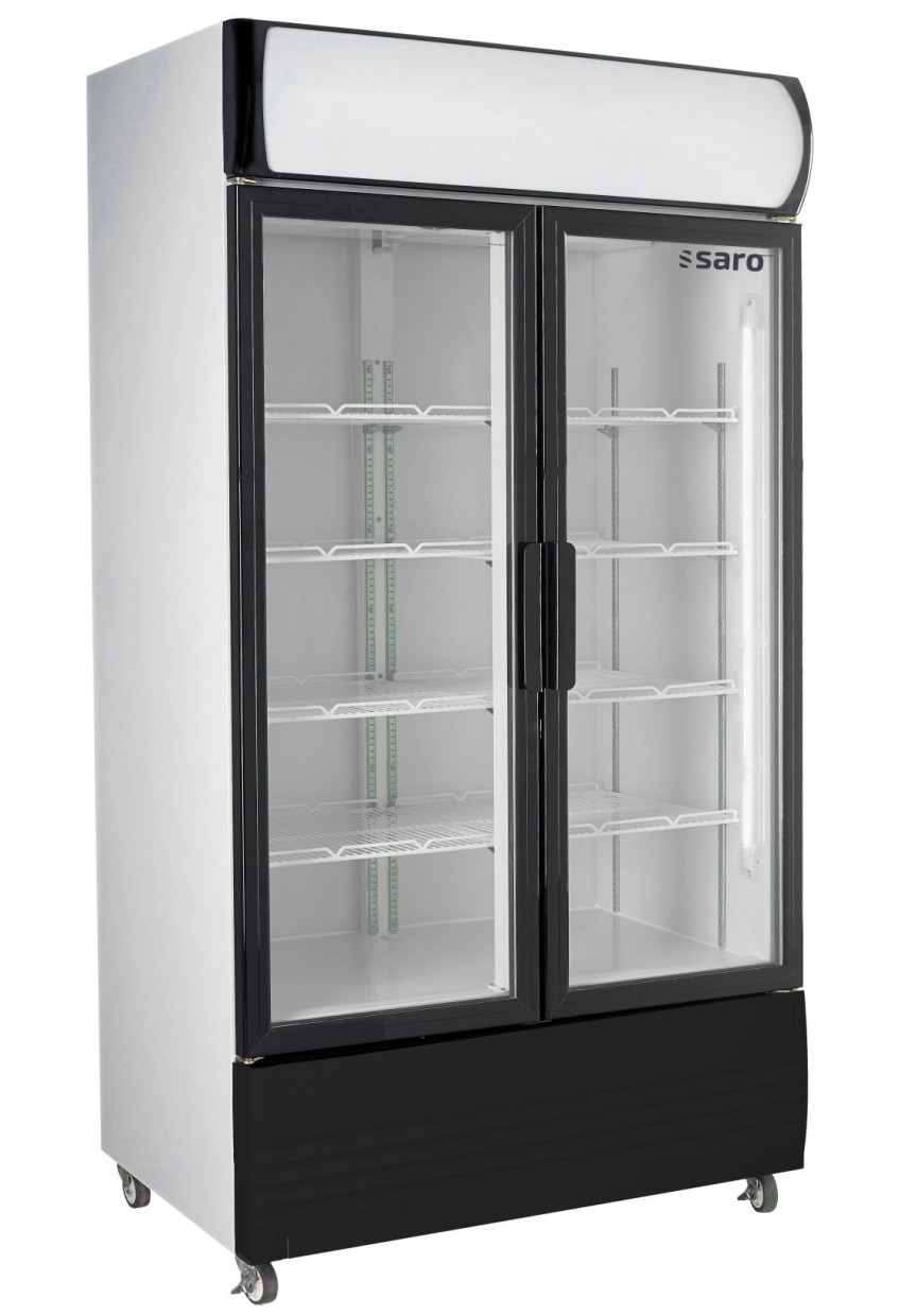 Kühlschrank, 2 Glastüren, Werbetafel, GTK 580