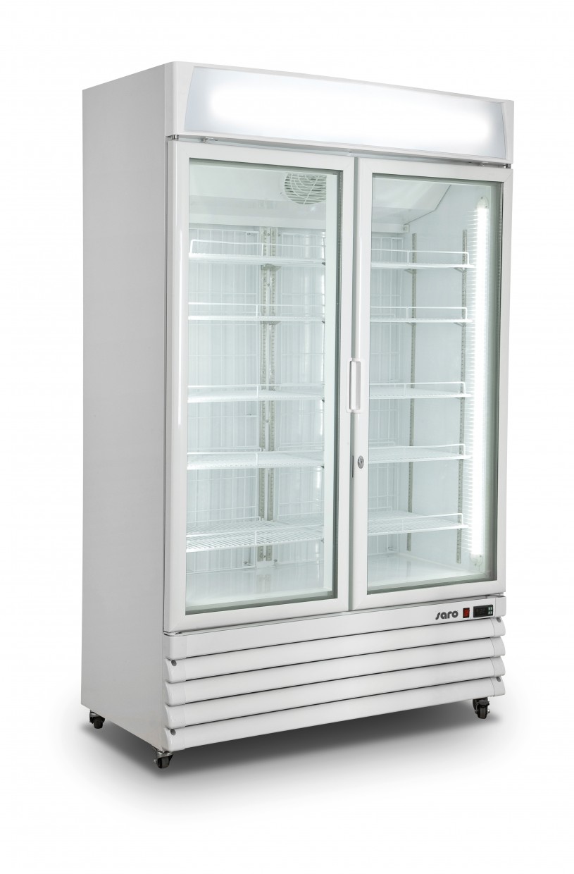 Kühlschrank, 2 Glastüren - weiß, Modell G 885