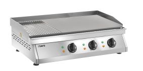SARO Electrische grillplaat (gegroefd+glad)
model FRY TOP GH 760 R