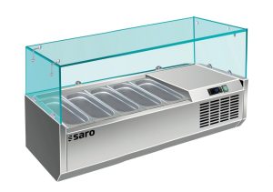 SARO Opzet koelvitrine - 1/4 GN
model VRX 1200/330