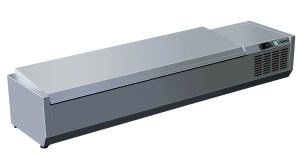 SARO Opzet koelvitrine met deksel - 1/3 GN
model VRX 1400 S/S