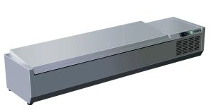 SARO Opzet koelvitrine met deksel - 1/3 GN
model VRX 1500 S/S