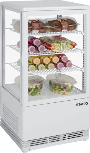 SARO Mini-koelvitrine 70 liter
model SC 70 wit
