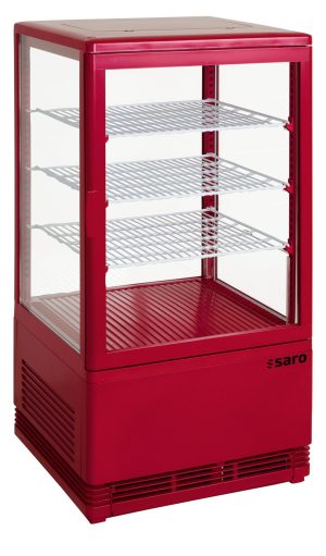 SARO Mini-koelvitrine 70 liter
model SC 70 rood