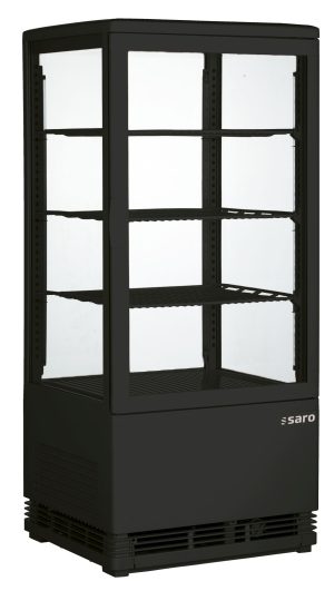 SARO Mini-koelvitrine
model SC 80 zwart