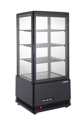 SARO Koelvitrine 
model SC 70 AV, zwart
