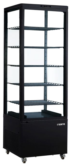SARO Koelvitrine, zwart 
model LENN