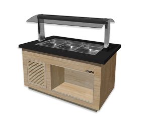 SARO Saladebar
model PREMIUM LINE- SB-K 130 OAK