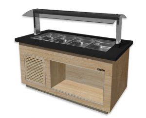SARO Saladebar
model PREMIUM LINE- SB-K 170 OAK