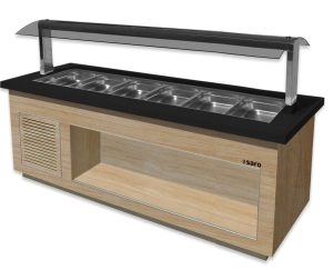 SARO Saladebar
model PREMIUM LINE- SB-K 230 OAK