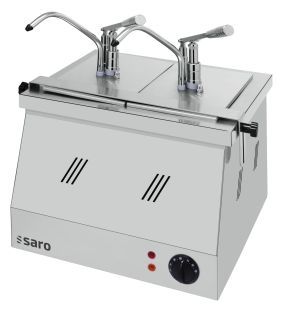 SARO Bainmarie 2 x 1/4 en 2 x 1/6 met pompkop
model BM-0214