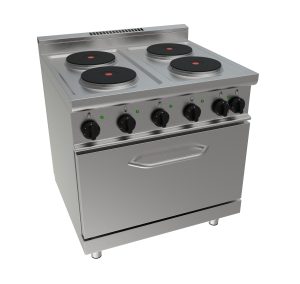 SARO Electrische Doorkookplaat met electrische oven
model E7/CUET4LE