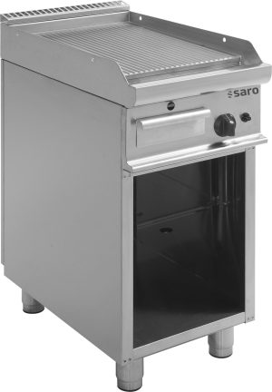 SARO Gasgrillplaat met open onderstel
model E7/KTG1BAR