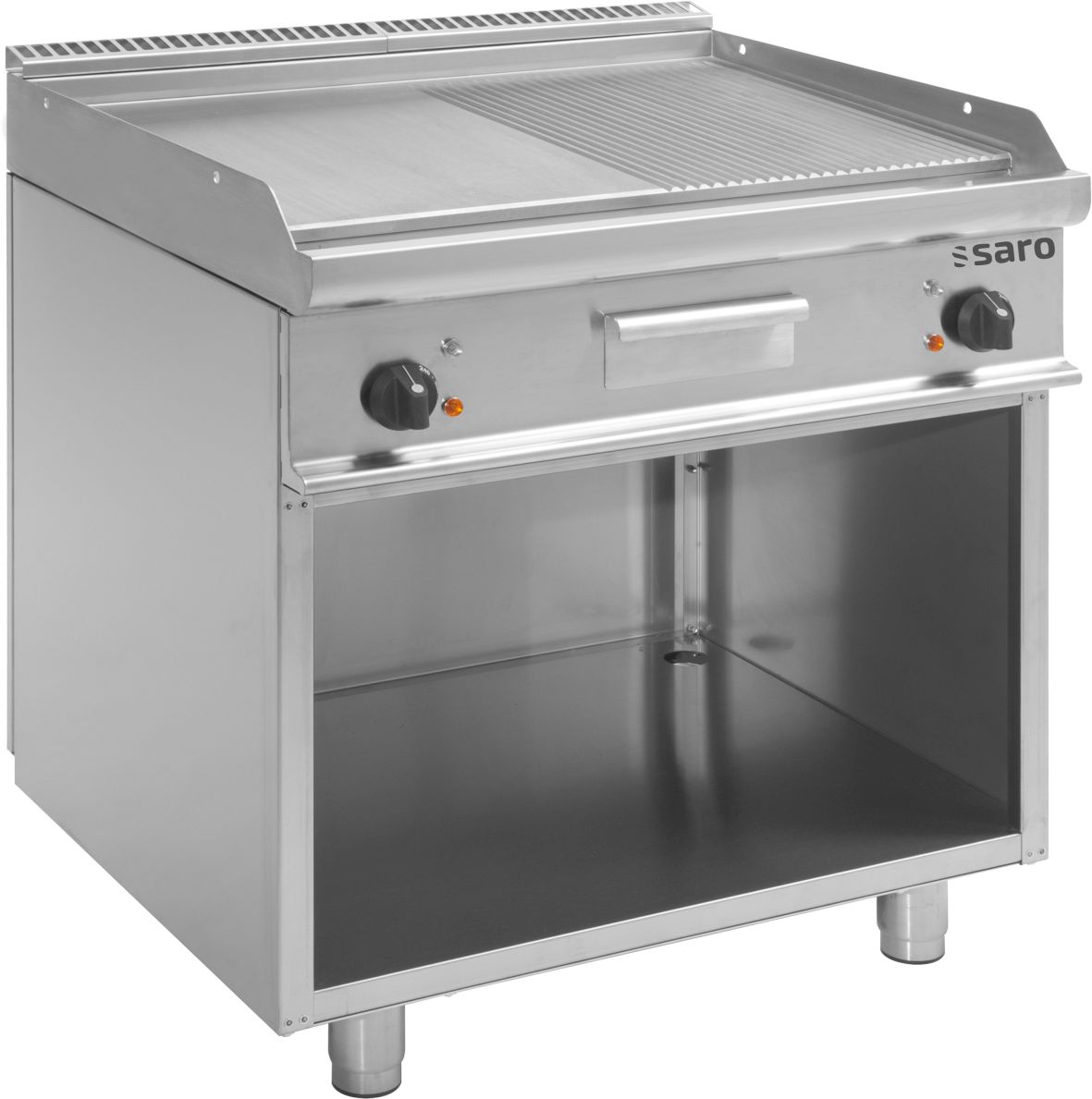 SARO Electrische grillplaat met open onderstel modell E7/KTE2BAM