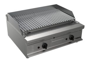 SARO Gas lavasteengrill Tafelmodel E7/BS2BB