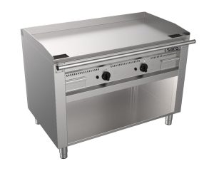 SARO Gas Teppanyaki Grill met open onderstel
model TED2/120G