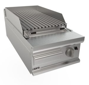SARO Gas lavasteen grill tafelblad -
model LQ / BS1BB
