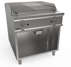 SARO Gas lavasteengrill -
model LQ / BS2BA