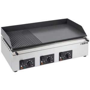 SARO Electrische grillplaat (gegroefd+glad)
model GPK 810