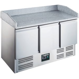 SARO Pizzawerkbank met glasvitrine
model ES 903 PZ