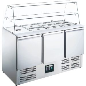 SARO Saladette met glas opbouw
model ES 903 G