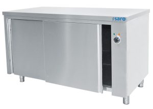 SARO warmhoudkast - 700 mm diepte, 1800 mm