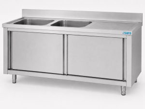 SARO Spoelbakkasten met schuifdeuren 1600