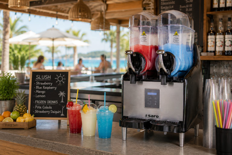 Professionele slushmachines voor de horeca: welke oplossing past bij uw bedrijf?